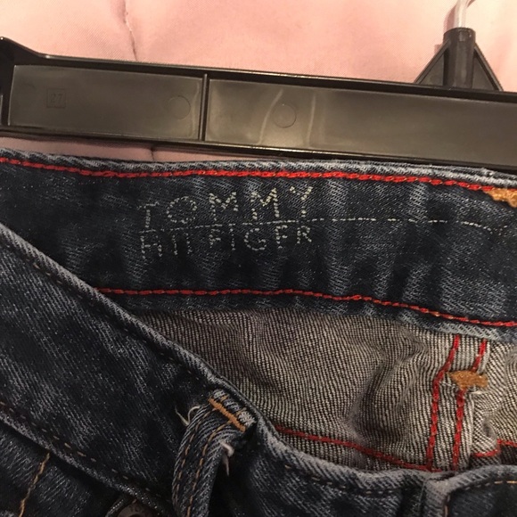 2S Tommy Hilfiger Straight Leg Blue Jeans - Picture 3 of 4